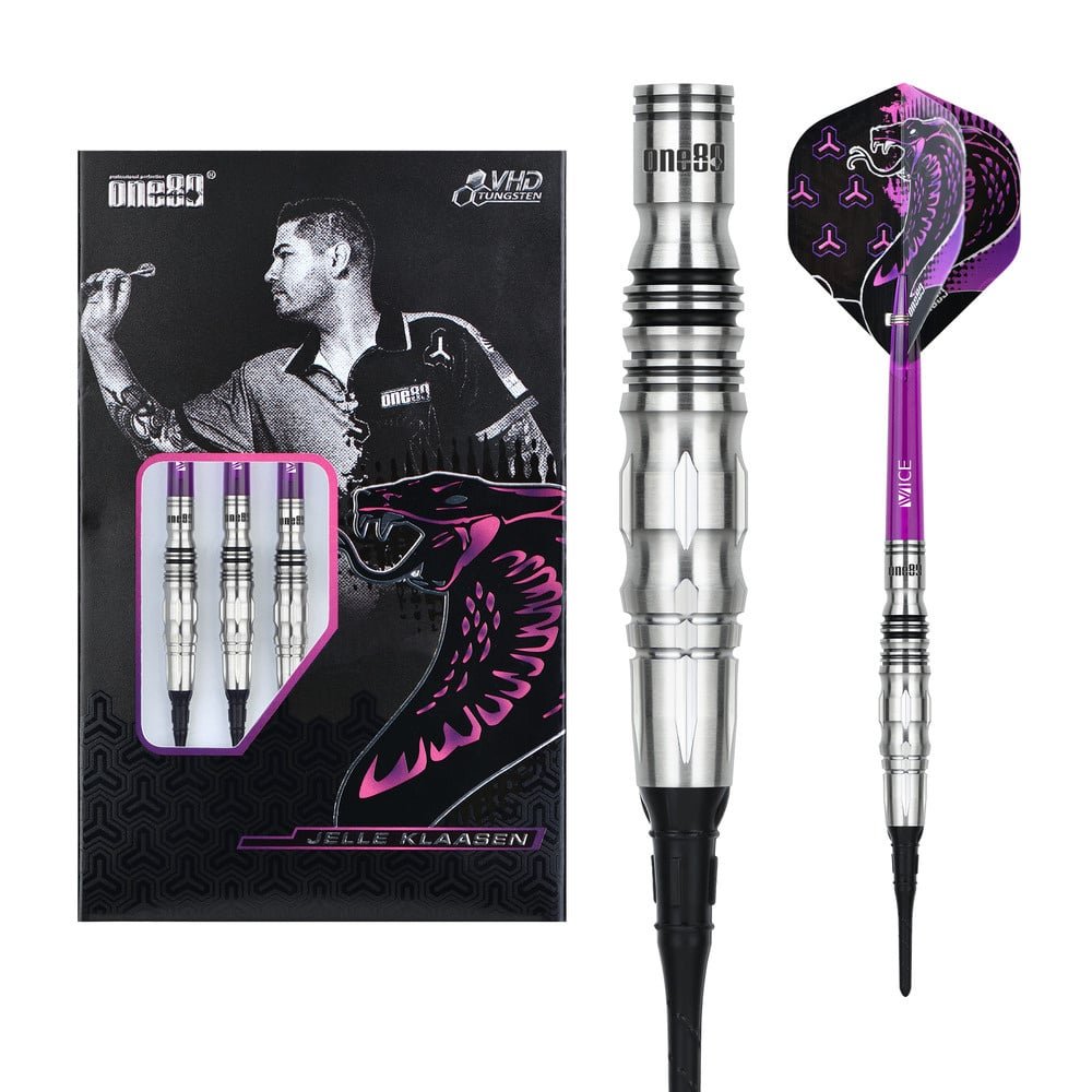 ONE80 Jelle Klaasen V2 VHD 90% Soft Tip Darts