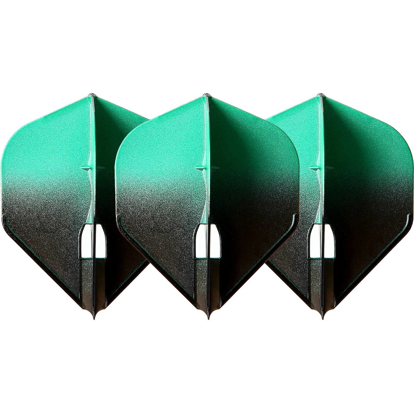 L-Style Champagne L1 Standard 2-Tone BK×Green Darts Flights