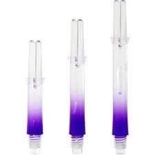 L-Style L- 2-Tone CLR Purple Darts Shafts