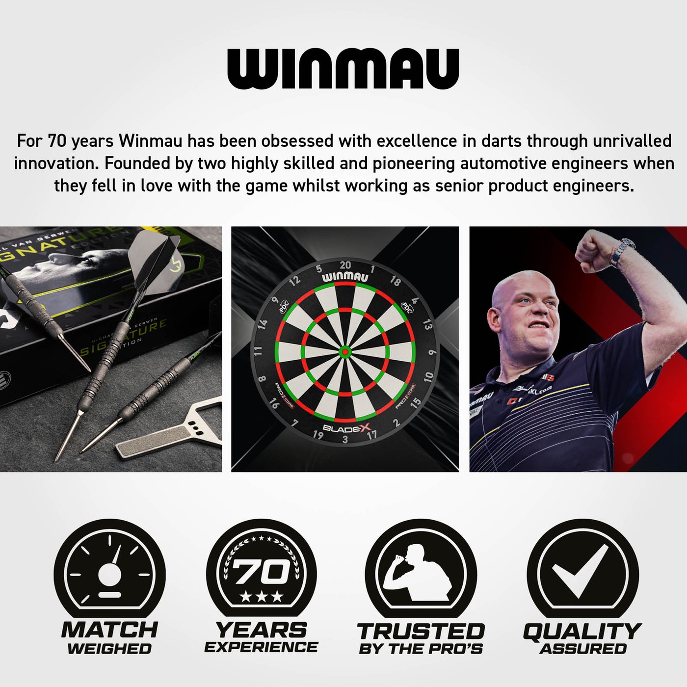 Winmau Michael van Gerwen Signature Edition Switch Point 90