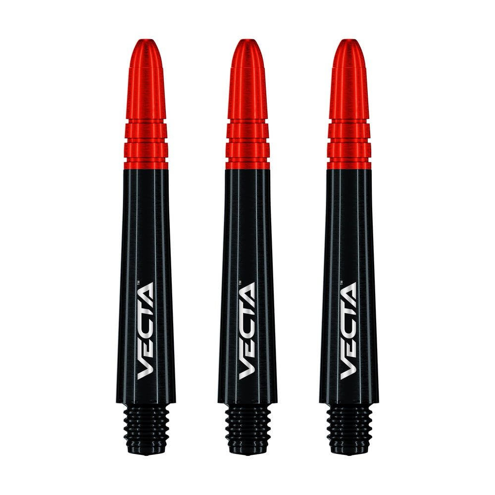 Winmau Vecta Black Red Darts Shafts