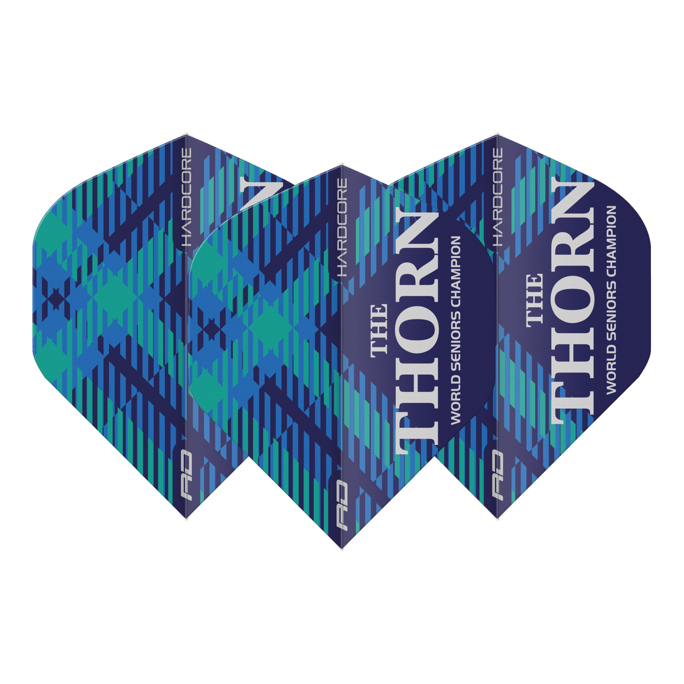 Rob Thornton - World Seniors Hardcore Blue Darts Flights