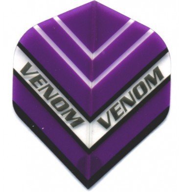 Ruthless Venom Transparent Purple Darts Flights