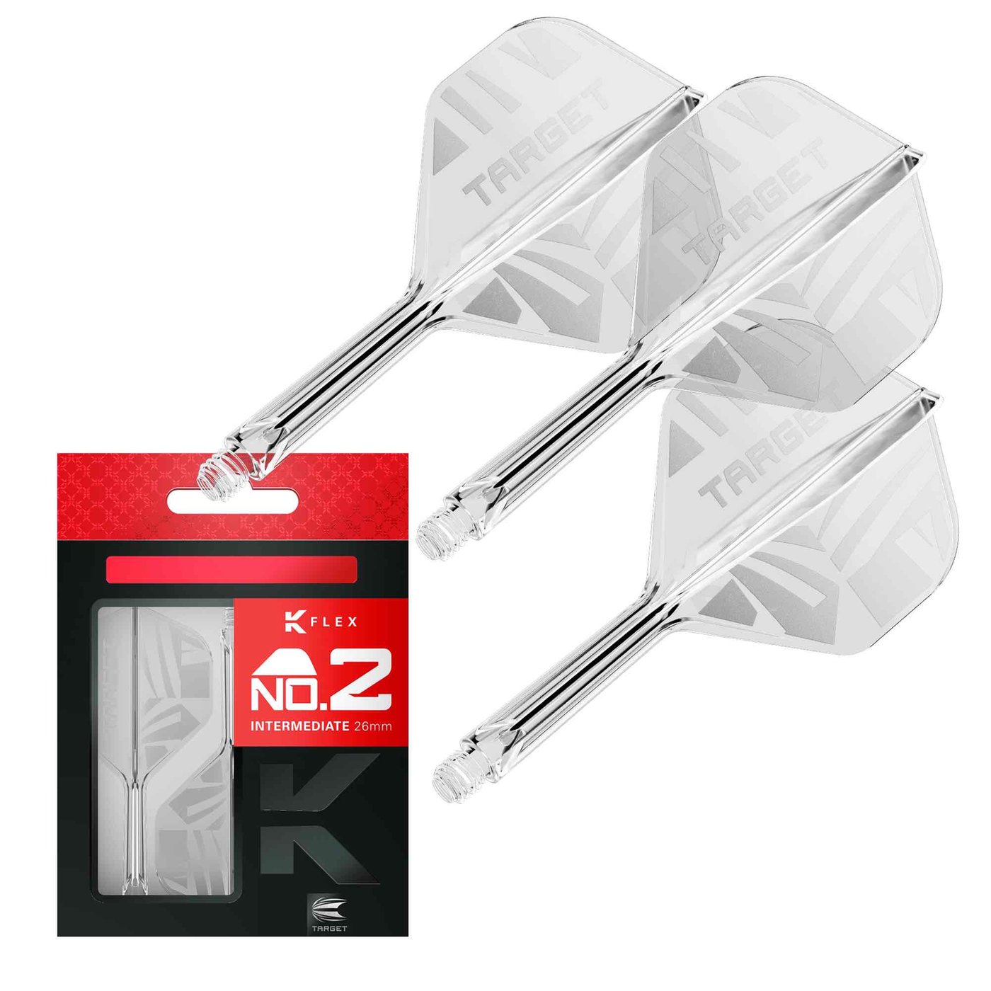 Target K-Flex Patterned Clear NO2 - Ailettes Fléchettes