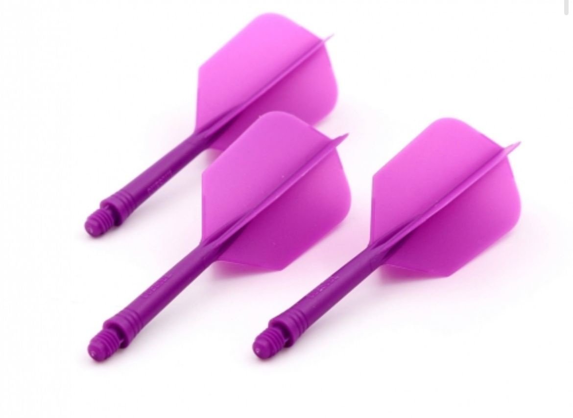 Cuesoul - Tero Flight System AK5 Rost Slim - Purple Darts Flights