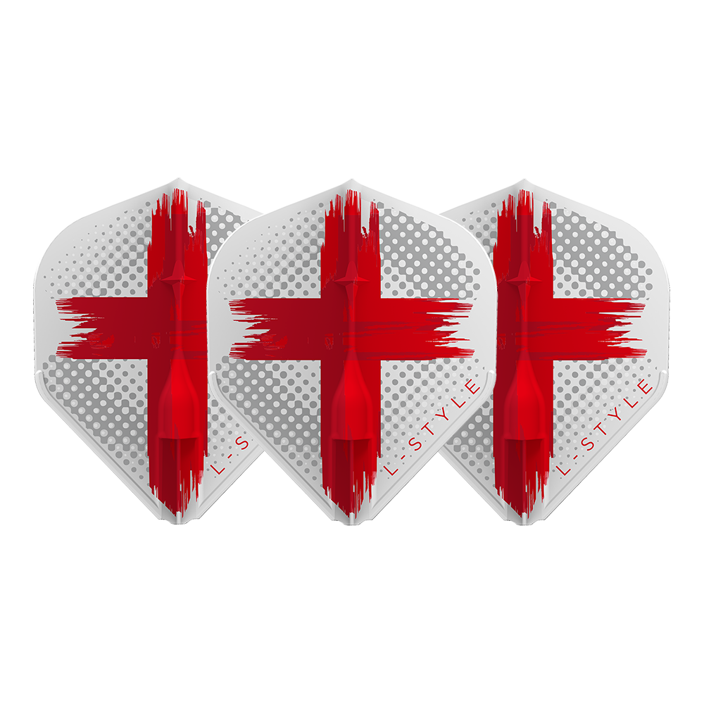 L-Style Champagne EZ L1 Standard David Evans V2 White Darts Flights