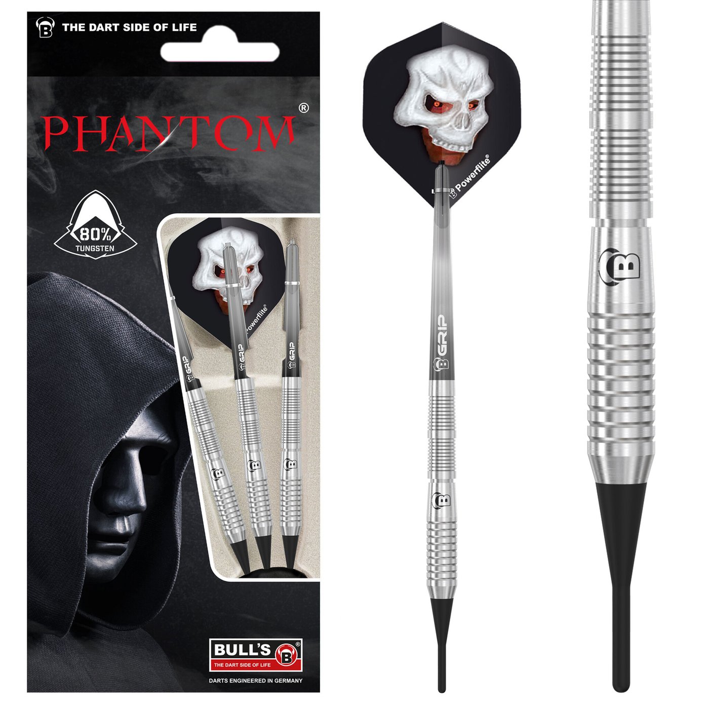 [Tweedekans]  BULL'S Phantom PT4 Soft Tip Darts-18gram