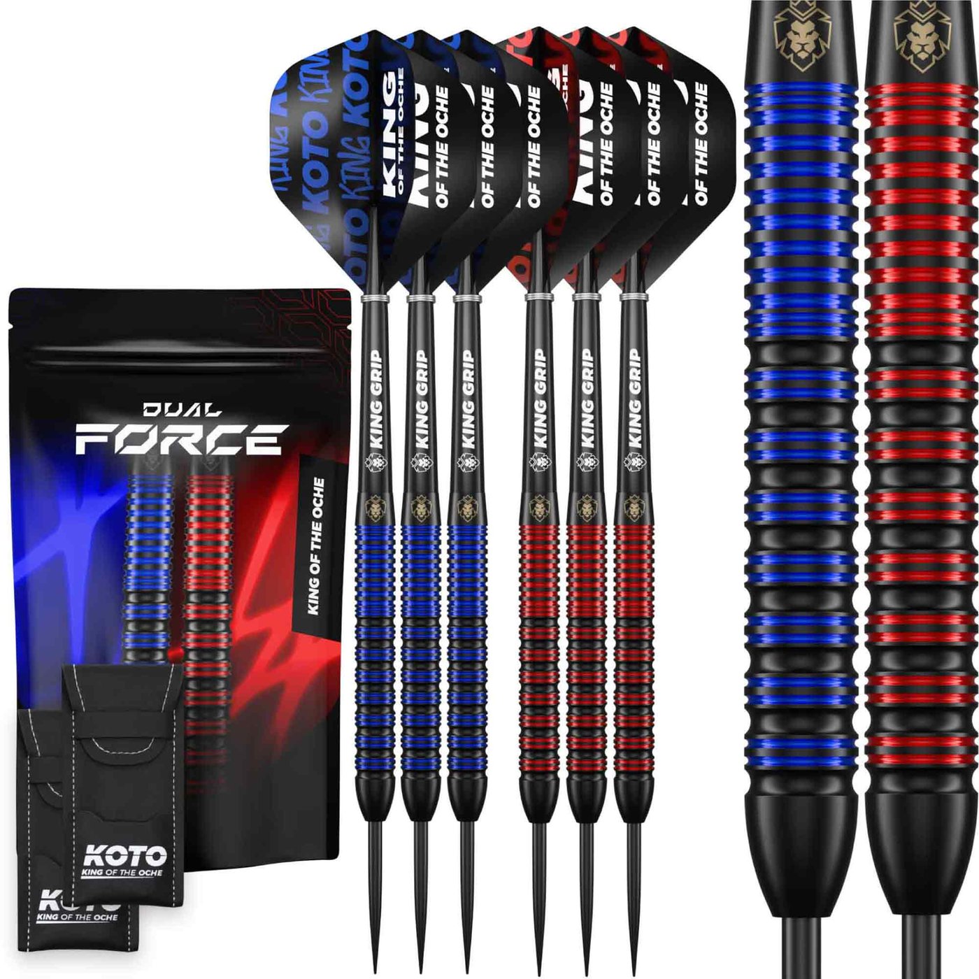 KOTO Dual Force Brass Steel Tip Darts