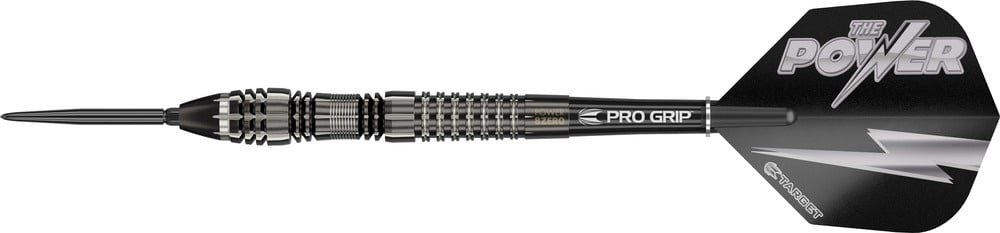 Target Phil Taylor Power 8ZERO 4 Black Titanium Swiss Point 80% Darts
