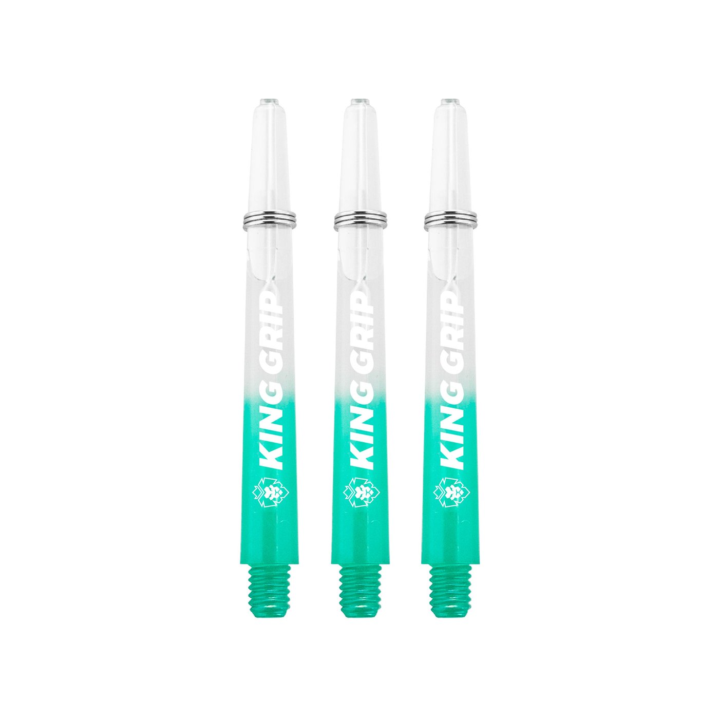 KOTO King Grip Colours Jade Clear Darts Shafts