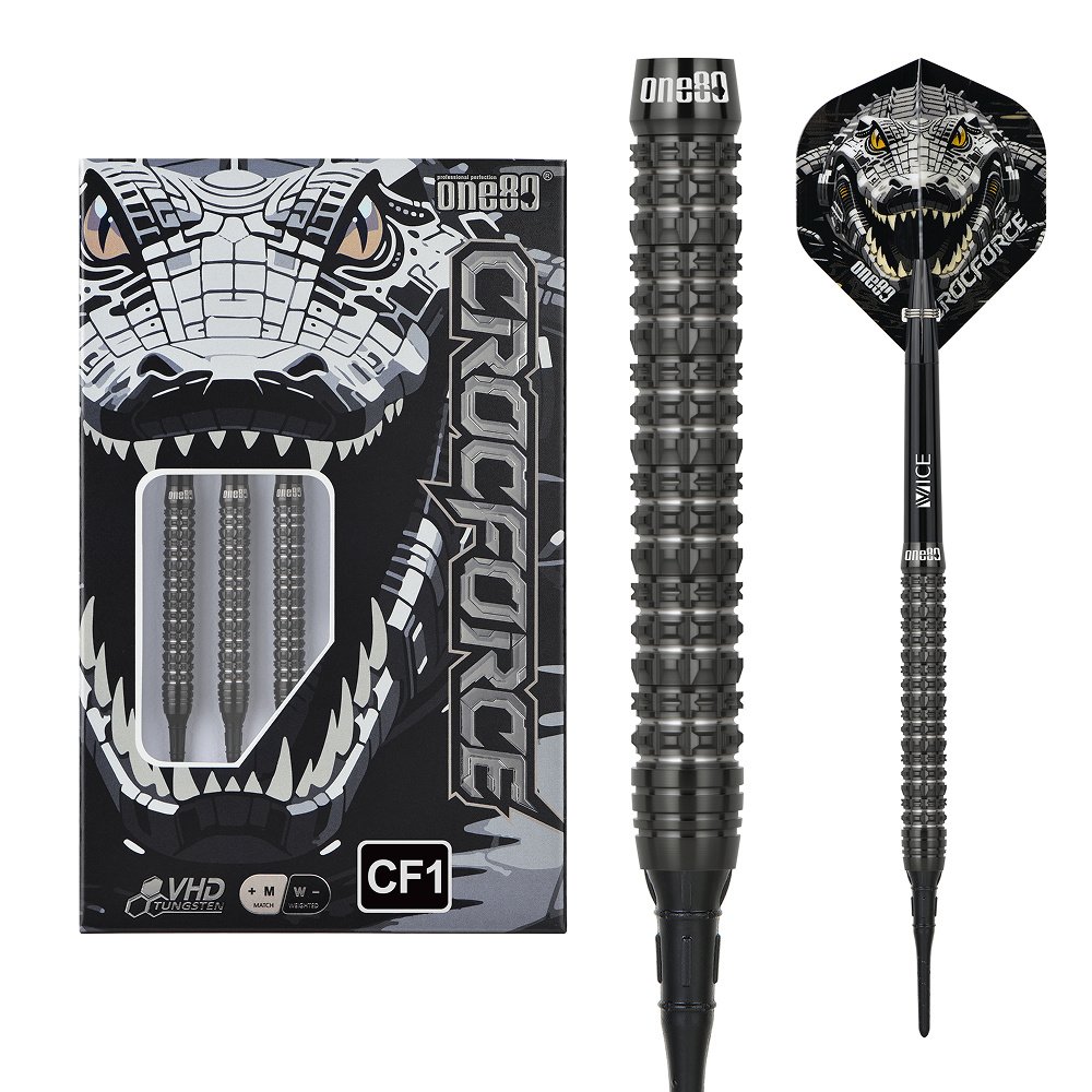 ONE80 Crocforce CF1 90% Soft Tip Darts