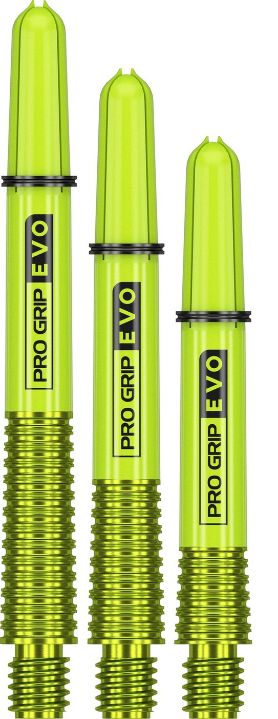 Target Pro Grip Evo Al Green Darts Shafts