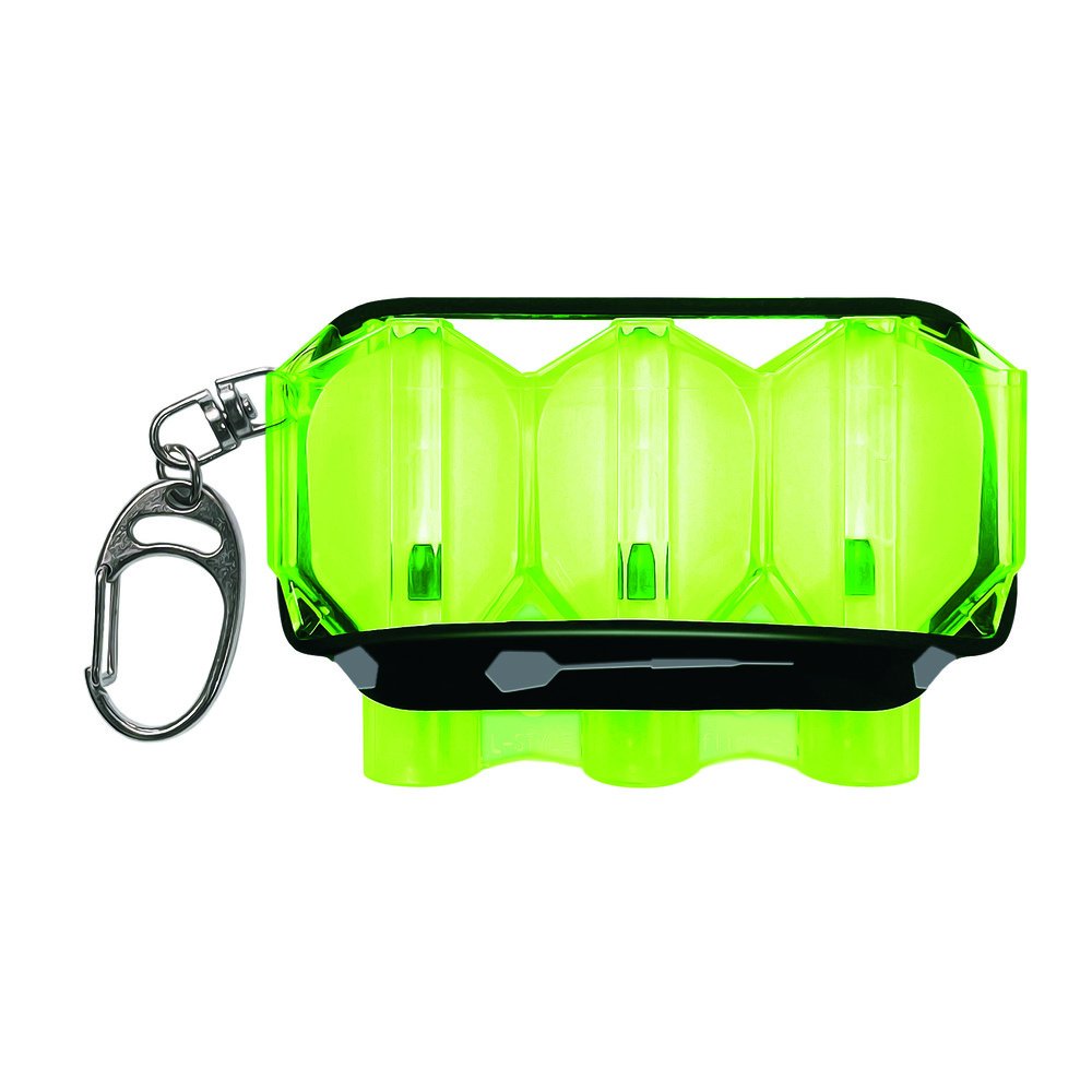 Dardera L-Style Krystal Neon Yellow Flight  - Fundas para dardos