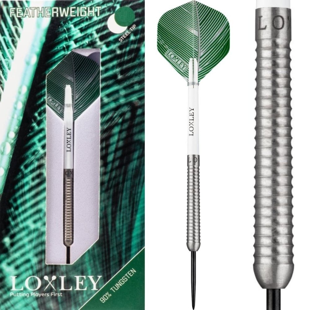 Loxley Featherweight Green 90% - Steel Tip Darts