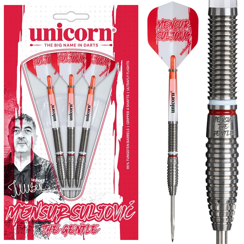 Unicorn Mensur Suljovic 95% - Steel Tip Darts
