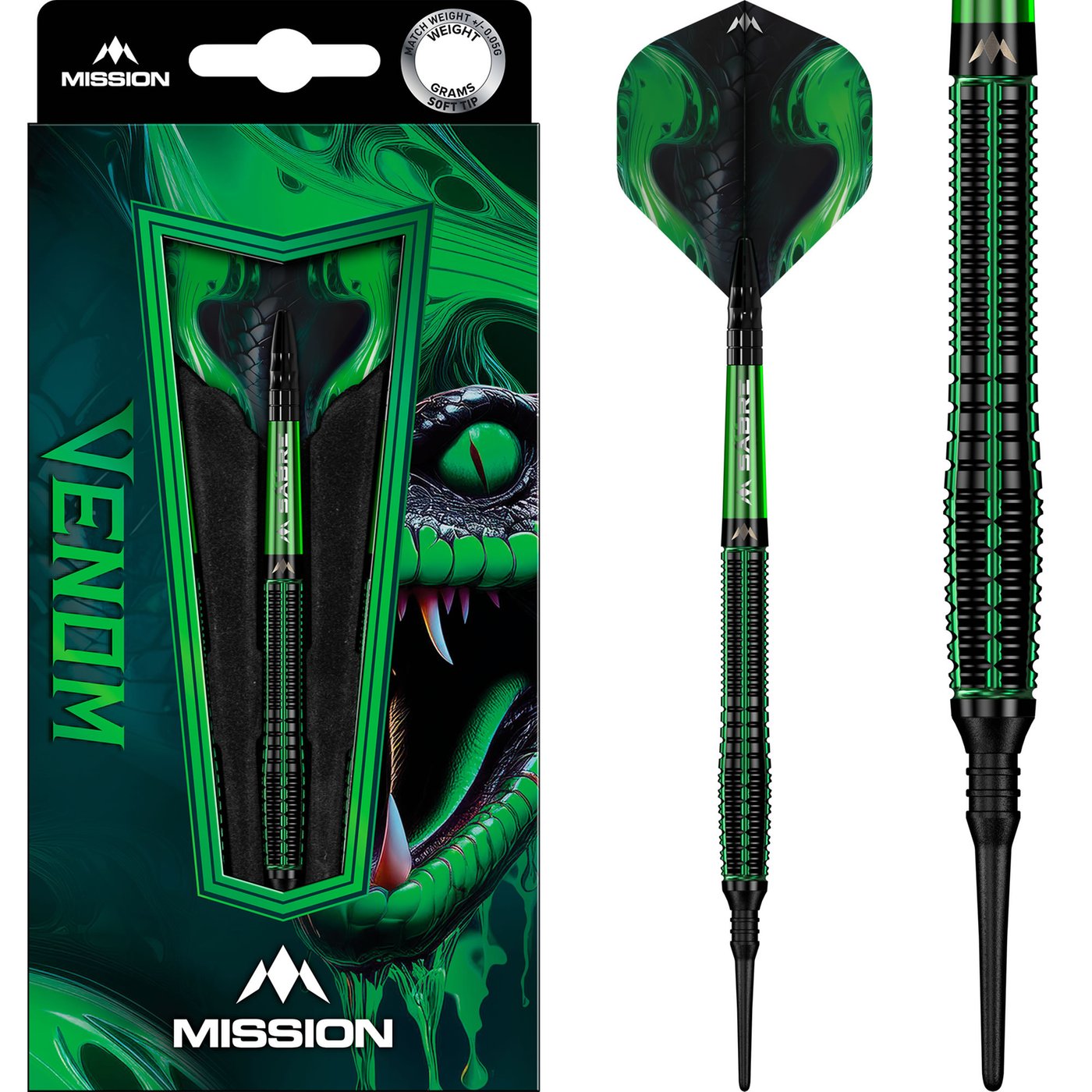 Mission Venom 90% Soft Tip Darts