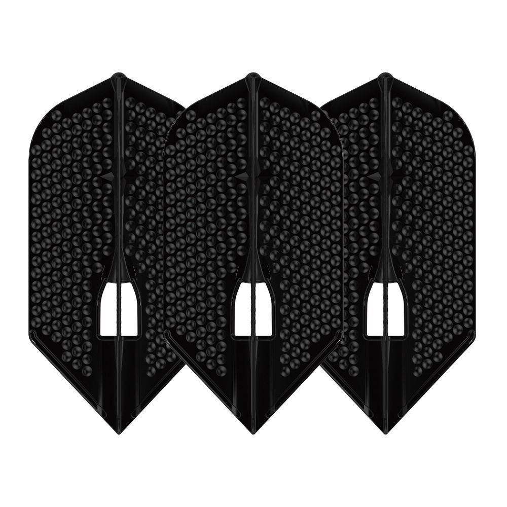 L-Style Champagne L6D Dimple Slim Black Darts Flights