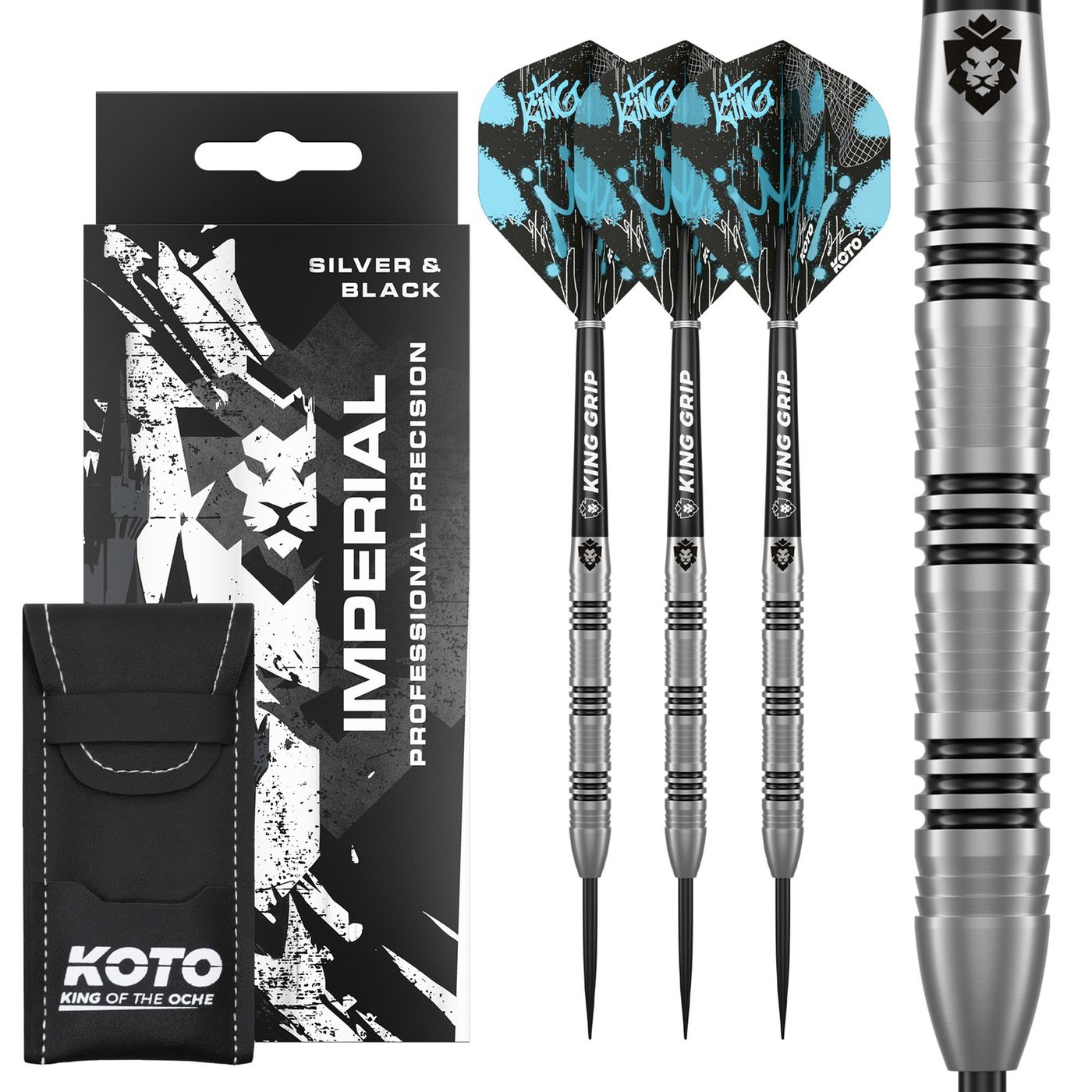 KOTO Imperial Silver Black 80% Darts