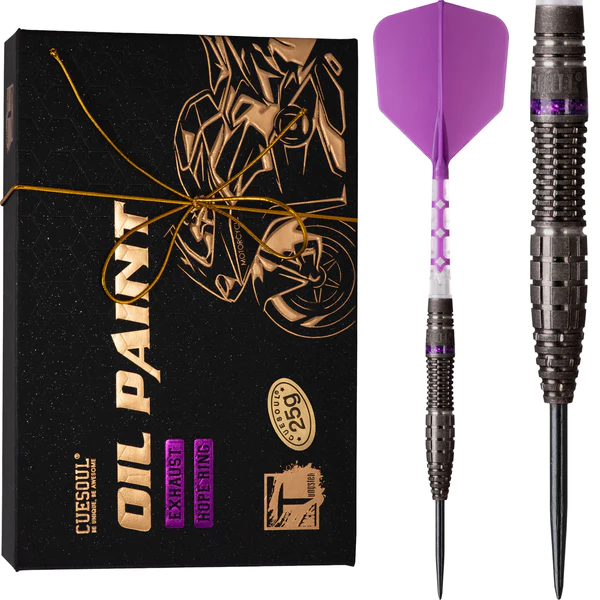Cuesoul Motorcycle Hope Ring Purple 90% - Steel Tip Darts