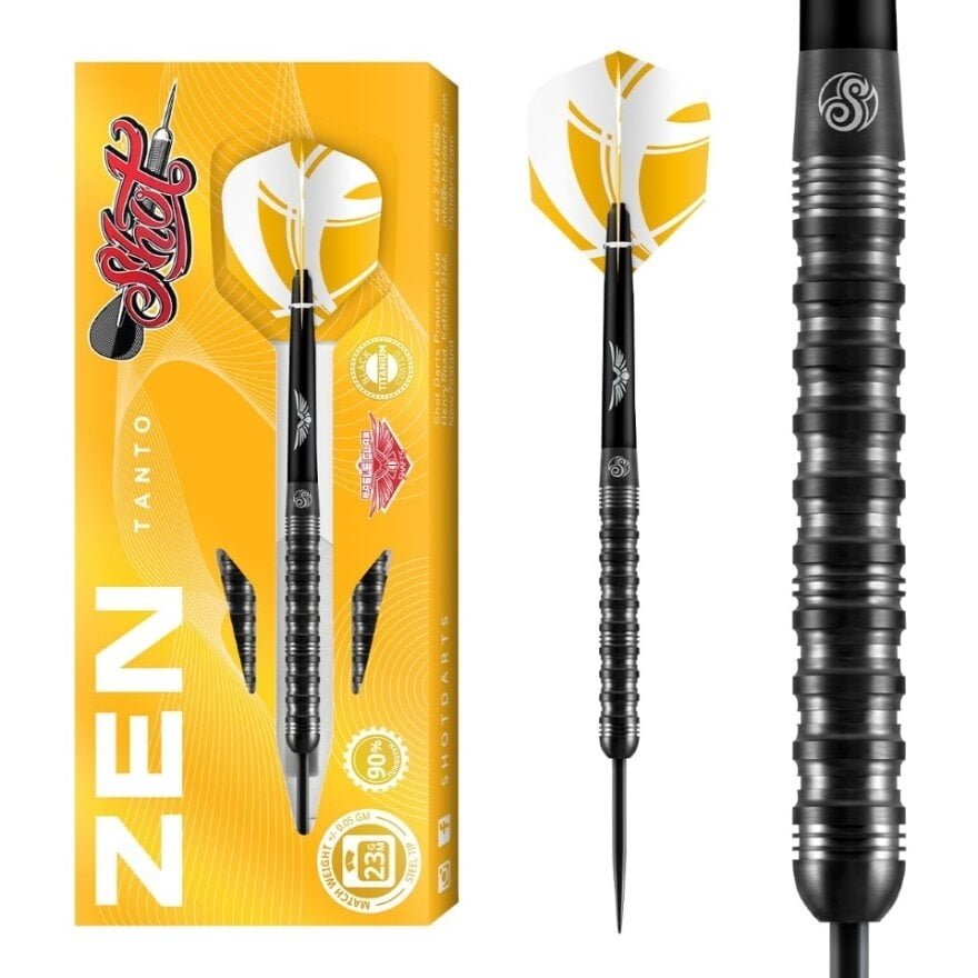 Dardos Shot Zen Tanto 90% Punta de Acero