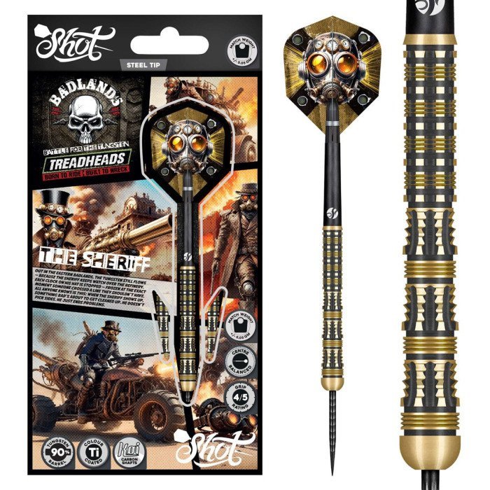 Shot Badlands The Sheriff 90% Darts - Dartshopper.com