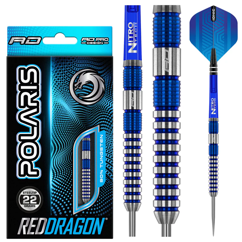 Dardos Red Dragon Polaris 90% Punta de Acero