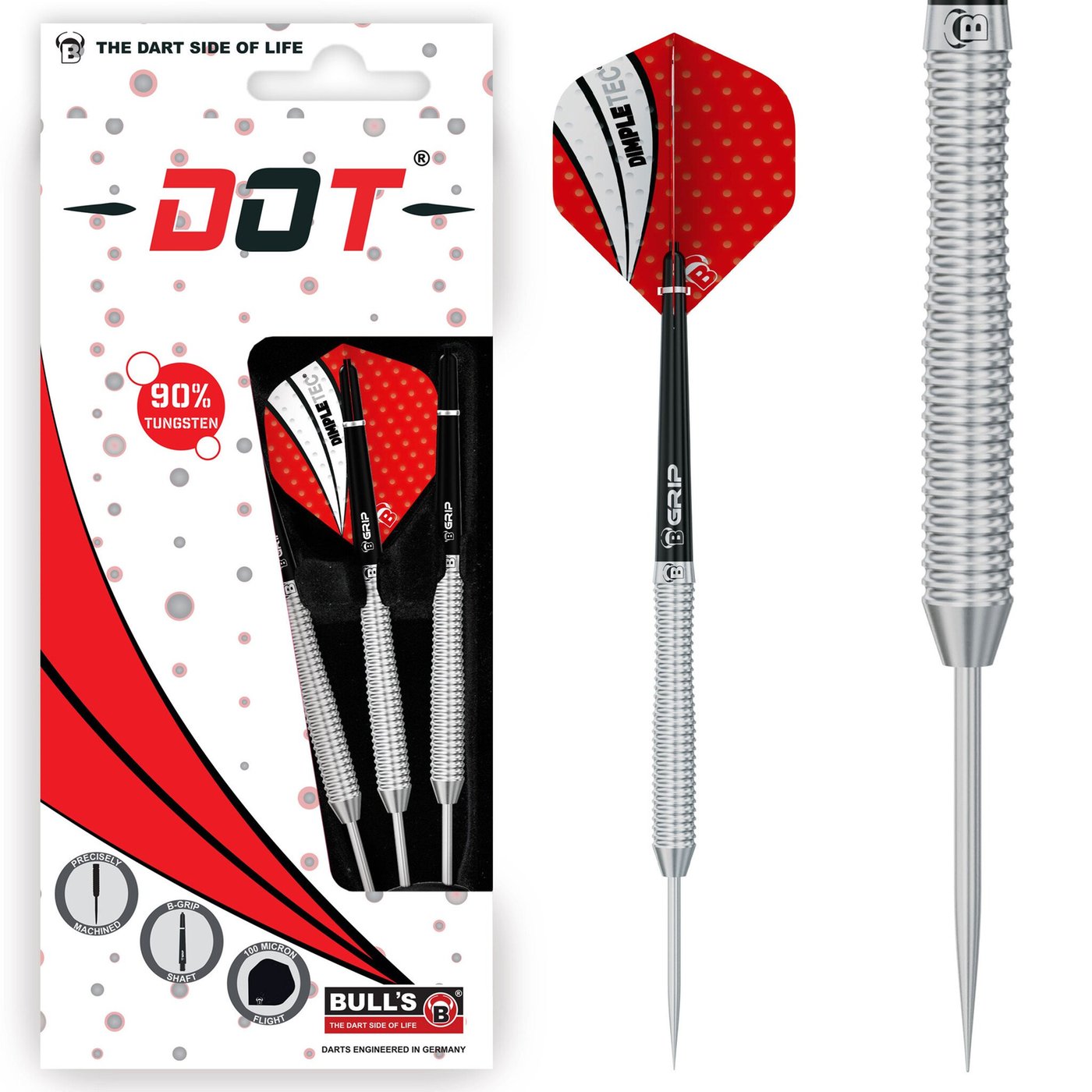 Bull's Dot D2 90% - Steel Tip Darts