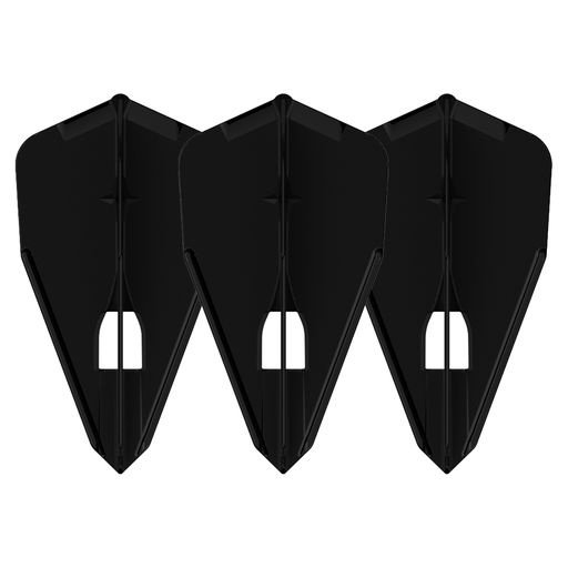 L-Style Champagne L8 Flight Bullet Black Darts Flights