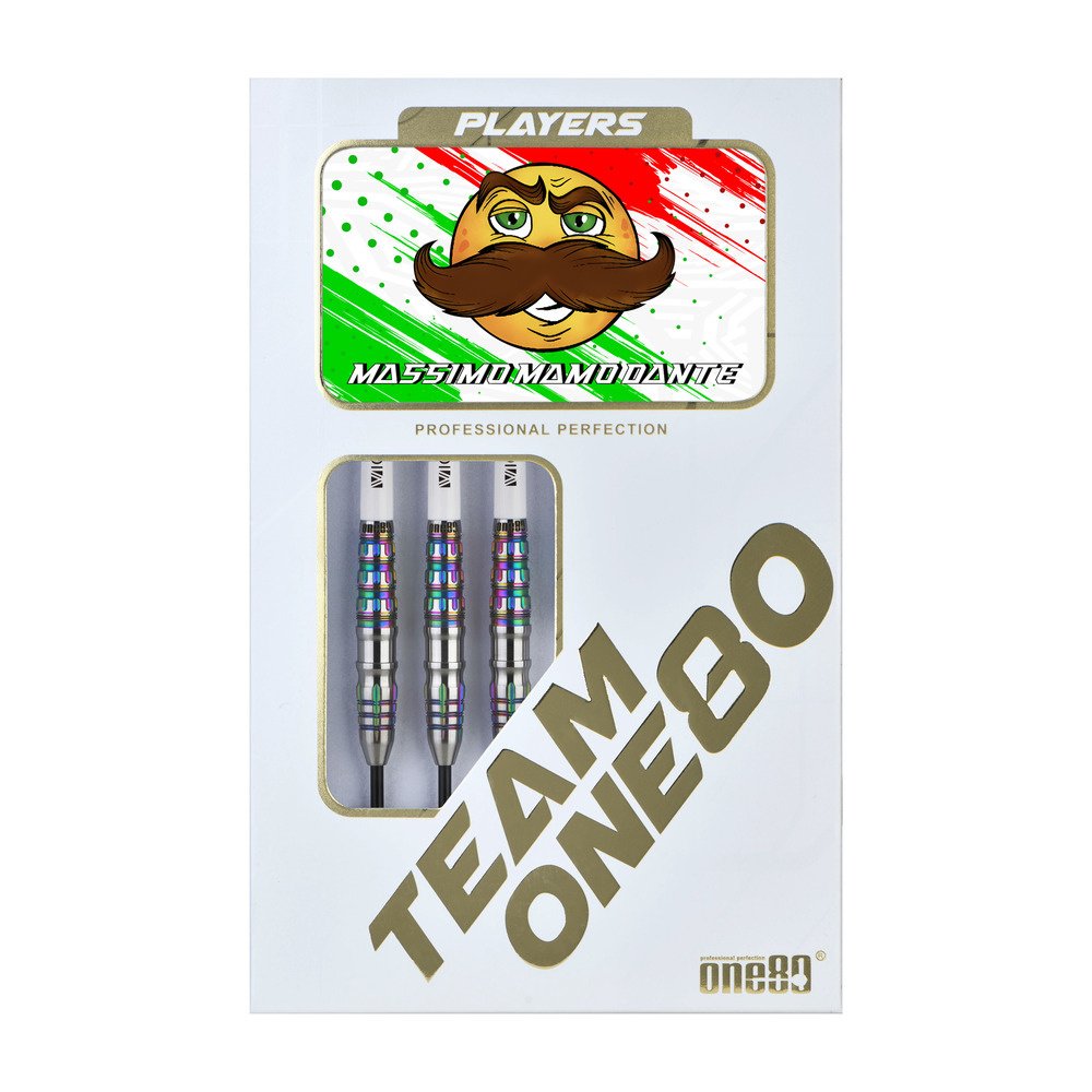 ONE80 Mamo Massimo Dante 90% - Steel Tip Darts - Dartshopper.com