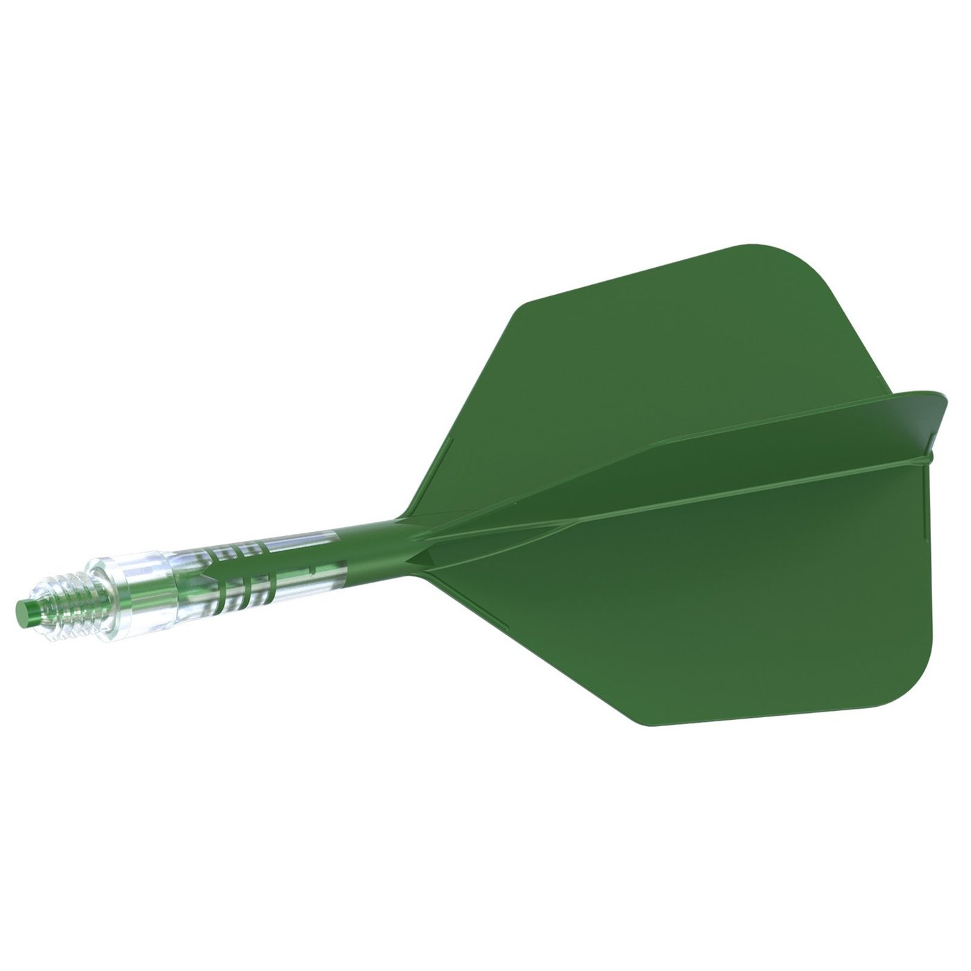 Cuesoul ROST T19 Integrated Flights Big Wing Carbon Green - Dartflights