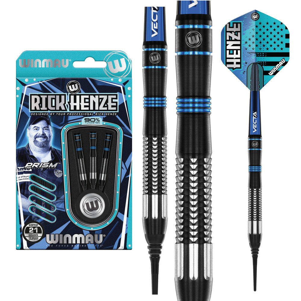 Winmau Rick Henze 90% - Soft Tip Darts - Dartshopper.com