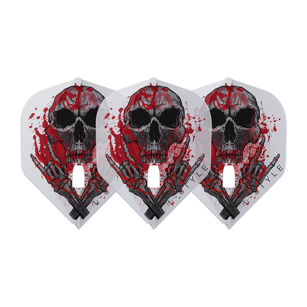 L-Style Pro L1 Ryan Searle V3 Clear White Darts Flights