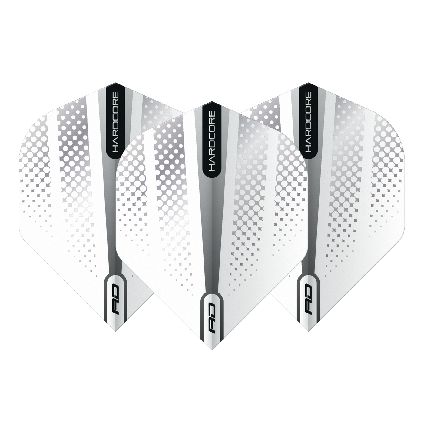 Red Dragon Hardcore Radical Silver Flash Darts Flights