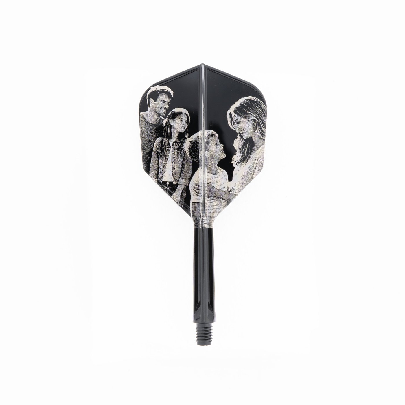 4−sided] Target K-flex Black NO6 laser engraving with logo or