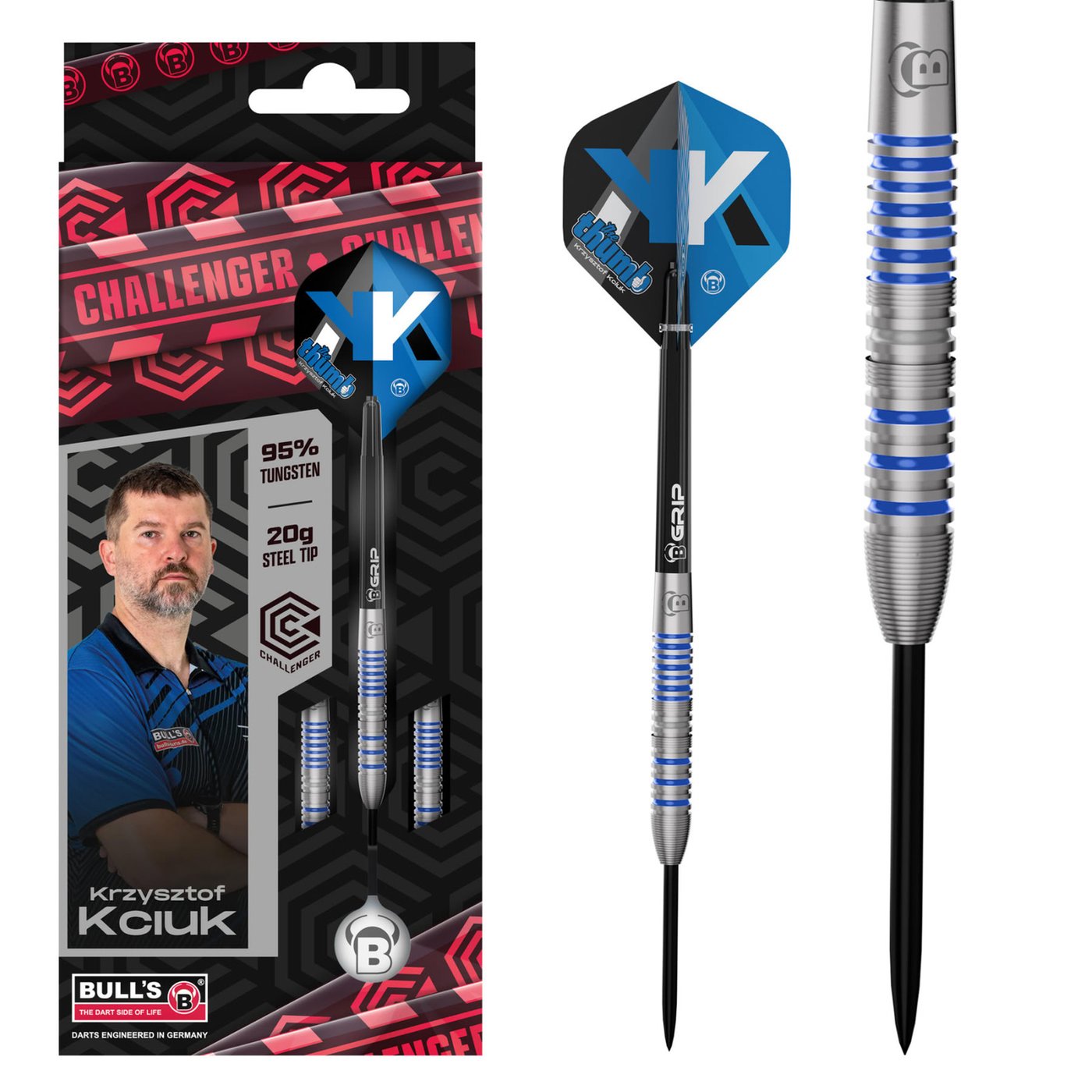 BULL'S Krzysztof Kciuk 95%  - Lotki do Darta