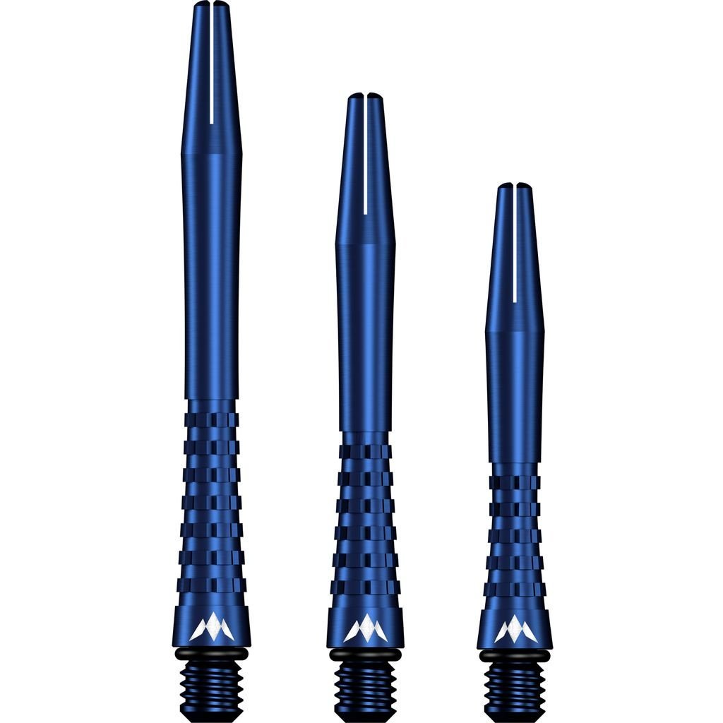 Mission Atom13 Anodised Metal Gripped Blue Darts Shafts