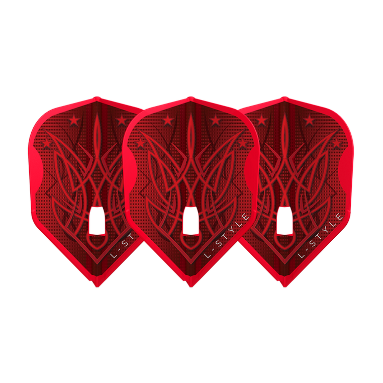L-Style Pro L3 Lisa Ashton V3 Red Darts Flights