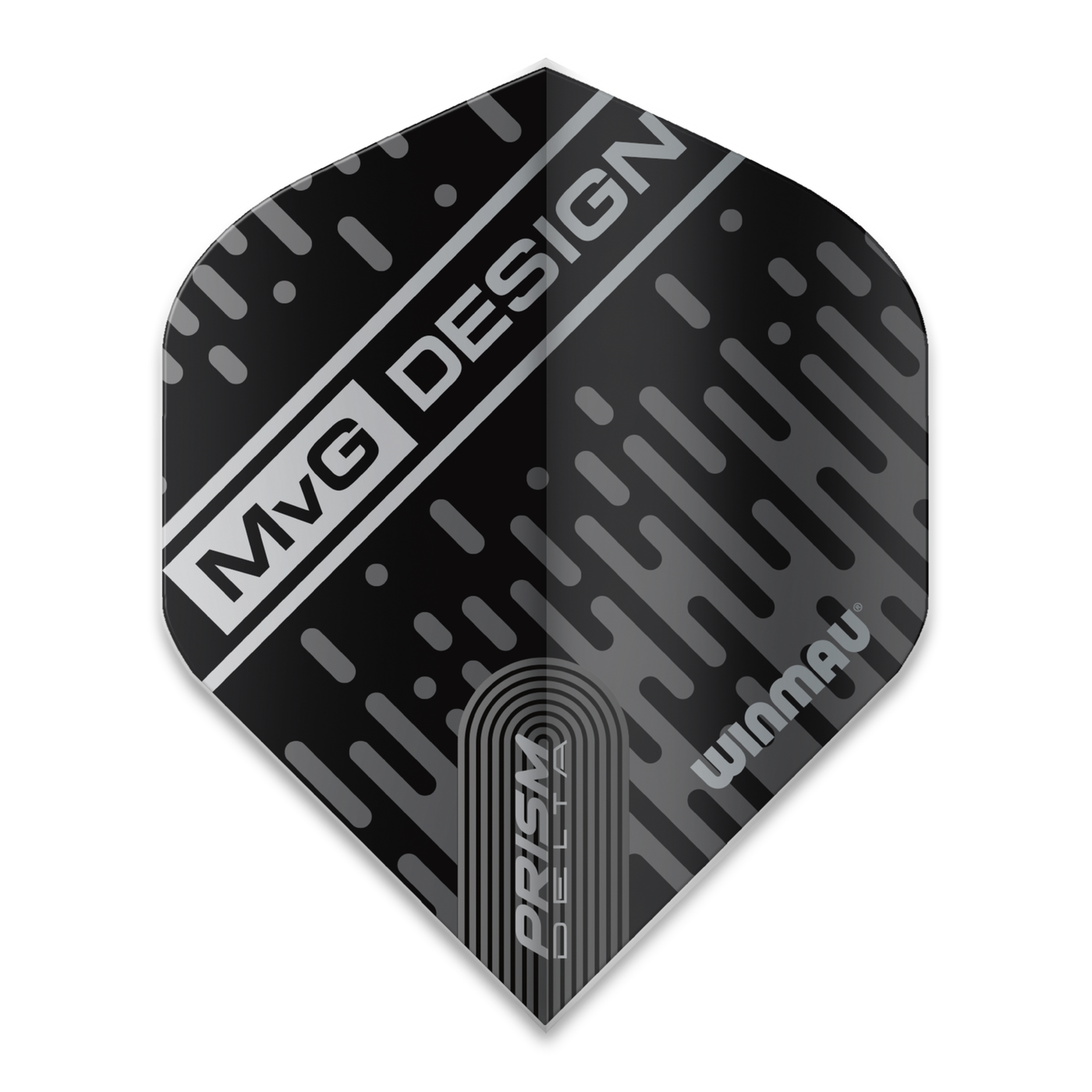 Winmau Michael van Gerwen Prism Delta Black/Grey Darts Flights