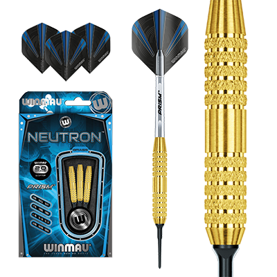 Dardos Winmau Neutron 3 Brass Punta de Plástico