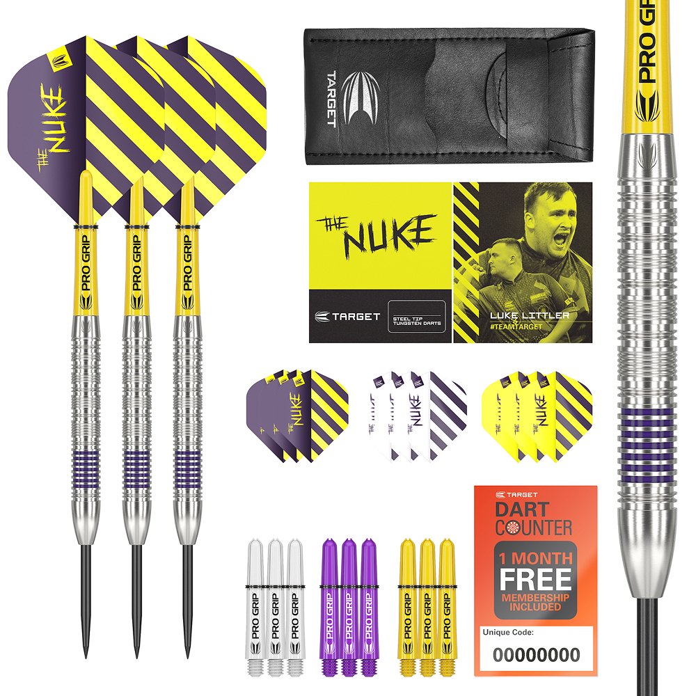 Target Luke 'The Nuke' Littler 80% Tungsten - Dartpfeile