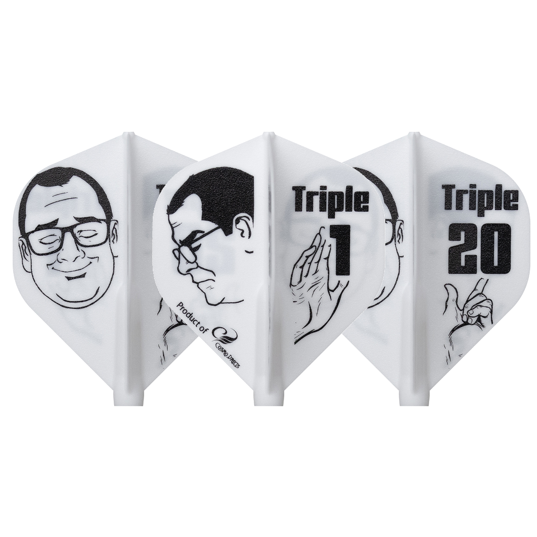 Cosmo Darts Fit Flight Printed Series Thorben Meme Standard Darts Flights