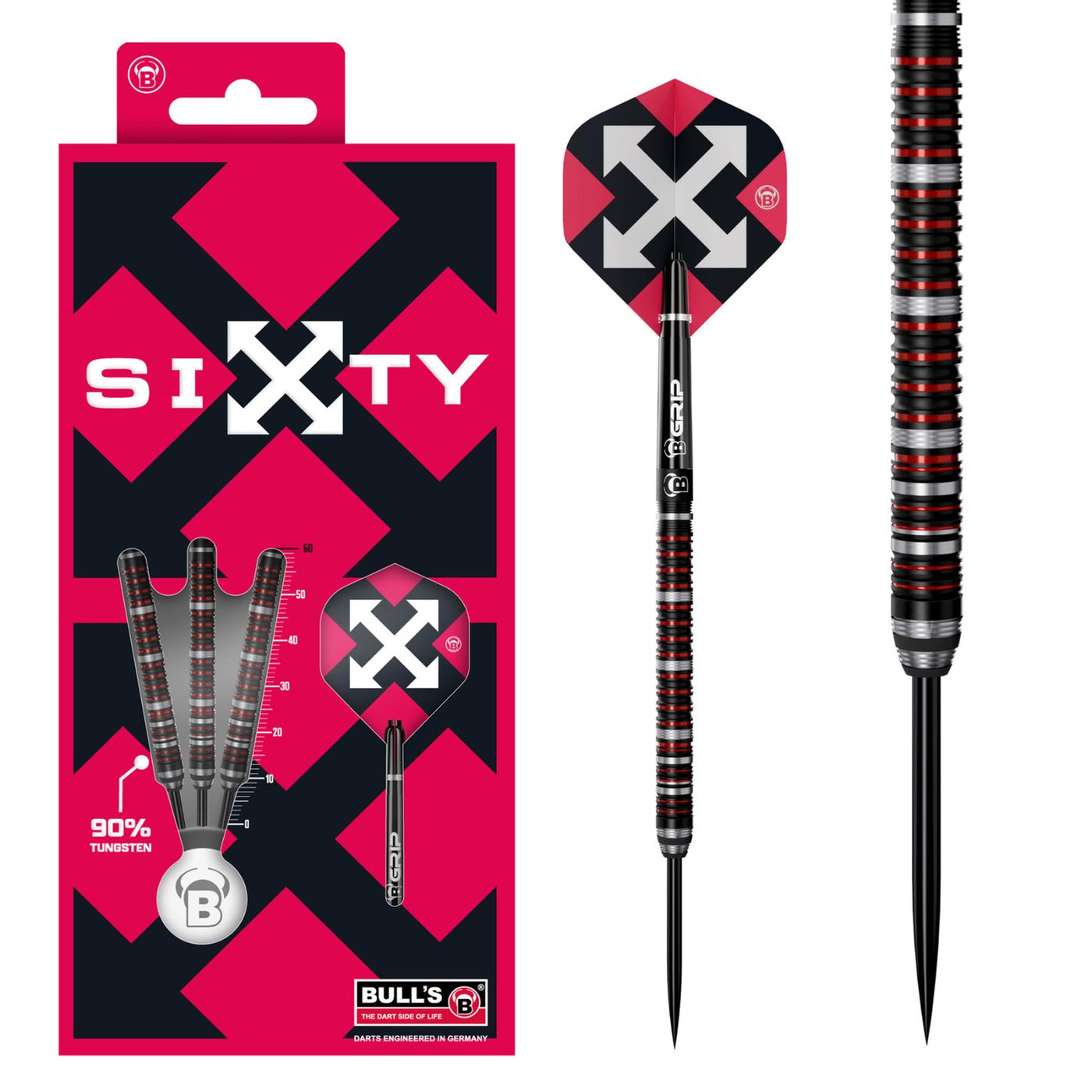BULL'S Sixty S2 90% - Dartpilar