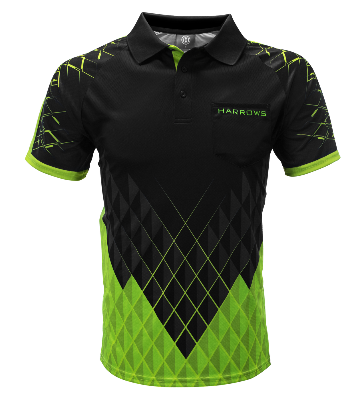 Harrows Paragon Green - Dartshirt