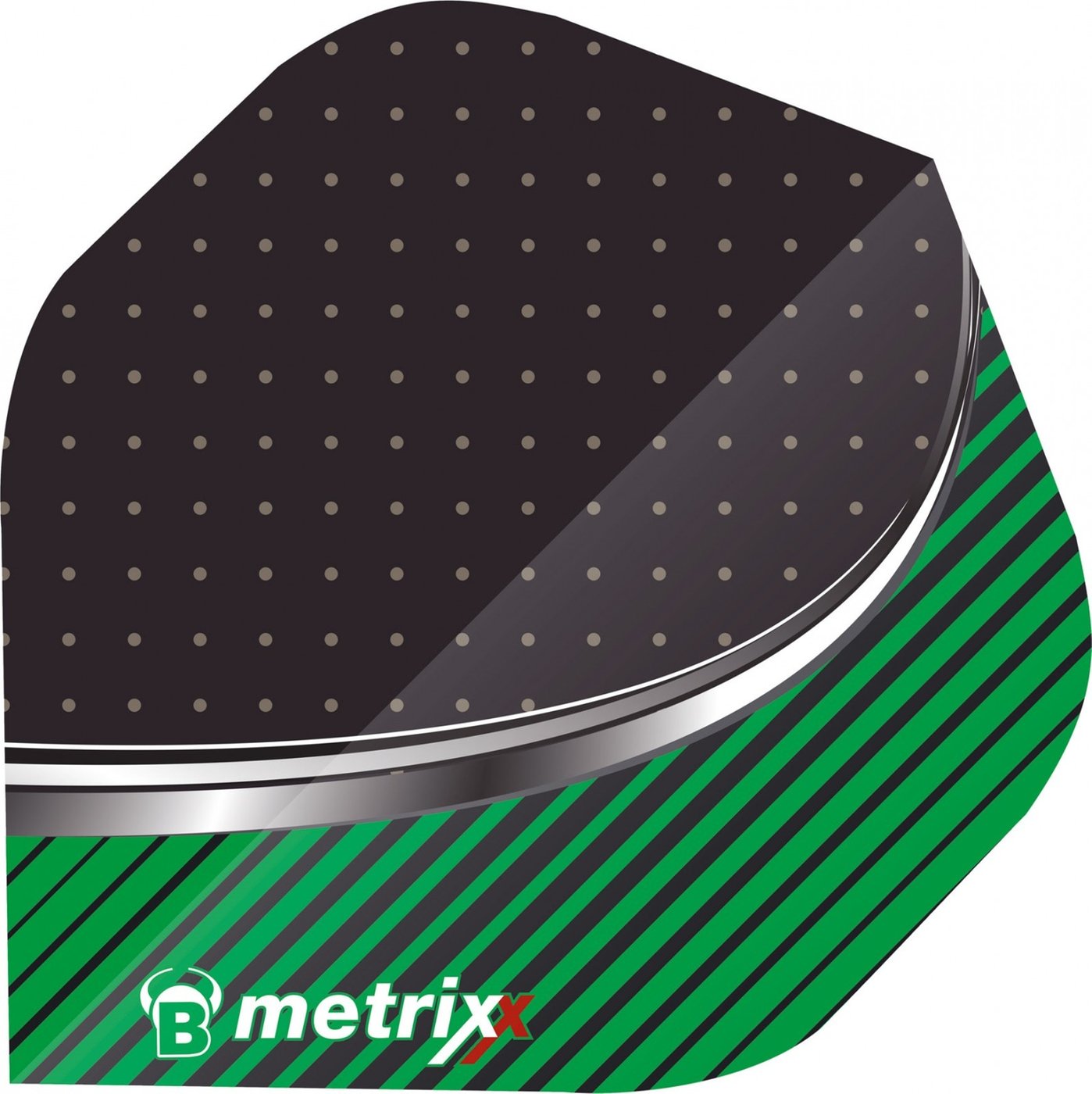 BULL'S Metrix Stripe Green Darts Flights
