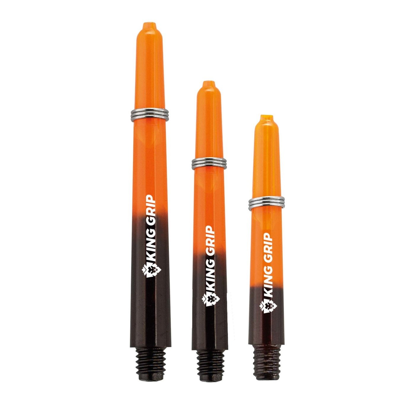 KOTO King Grip Colours Orange Black Darts Shafts