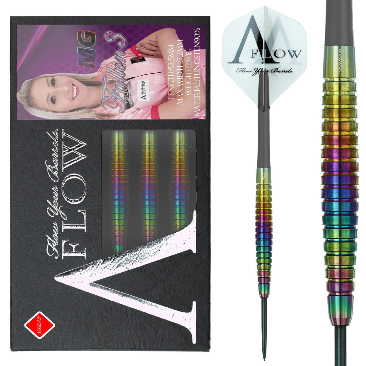 Dynasty A-FLOW Fallon Sherrock - Fallon 3 MG Multi 90% Darts