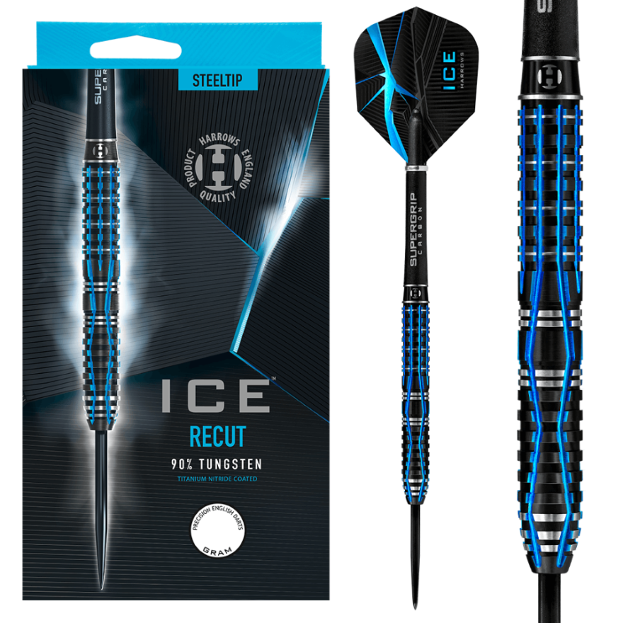 Dardos Harrows Ice Recut 90% Punta de Acero