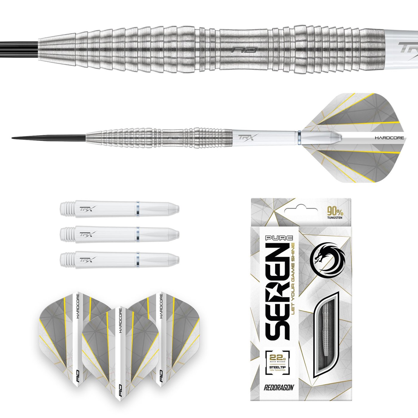 Red Dragon Seren Pure 3 90% - Steel Tip Darts - Dartshopper.co.uk