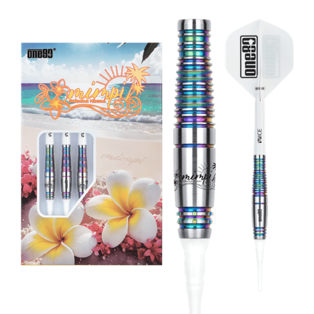 ONE80 Hiromi Sakura Mimpi II Chameleon 90% Soft Tip Darts