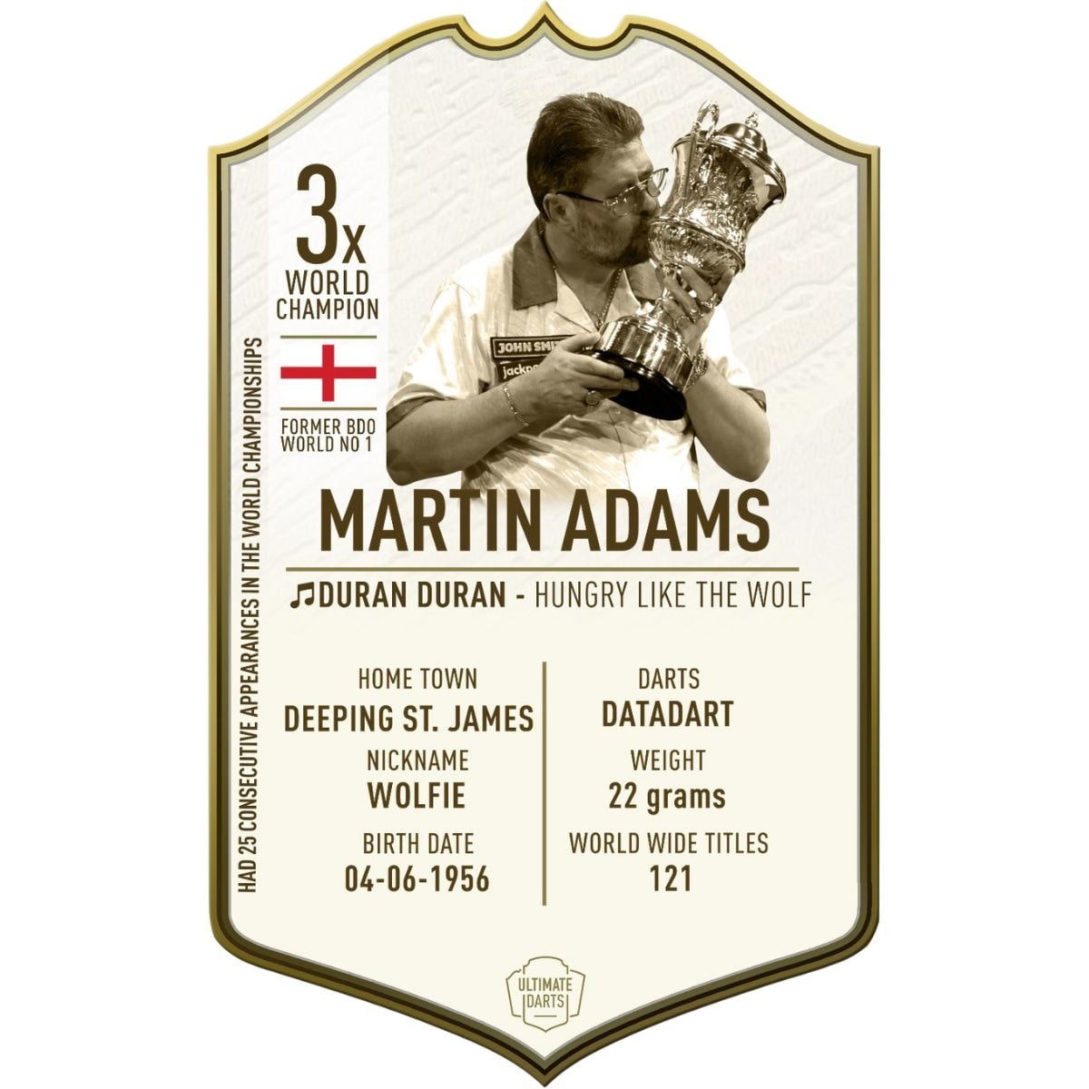 Ultimate Card Immortals Martin Adams